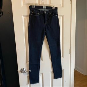 Hudson Nico Super Skinny dark denim jeans size 28